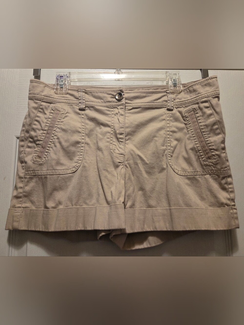 White House Black Market Khaki Shorts